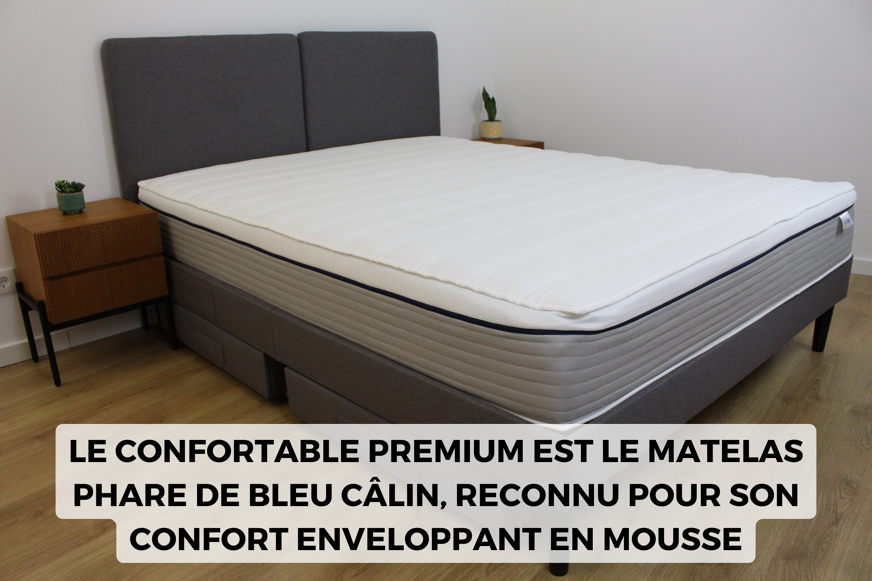 bleu calin le confortable premium